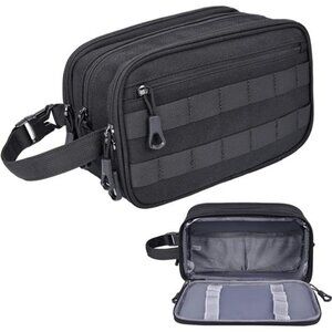 Hygiene Bag Tactical Inspired Mens Toiletry Shower Shave Kit Grooming Bag